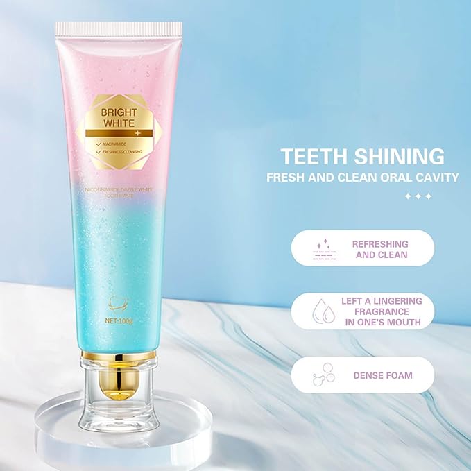 Niacinamide Advanced Whitening Toothpaste  Intensive Stain Removal & Enamel Repair (100g)
