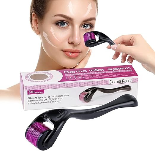Professional 540 Needles Derma Roller, 0.25mm Microneedling
